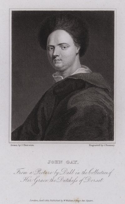 John Gay, Engelse dichter en toneelschrijver door Michael Dahl